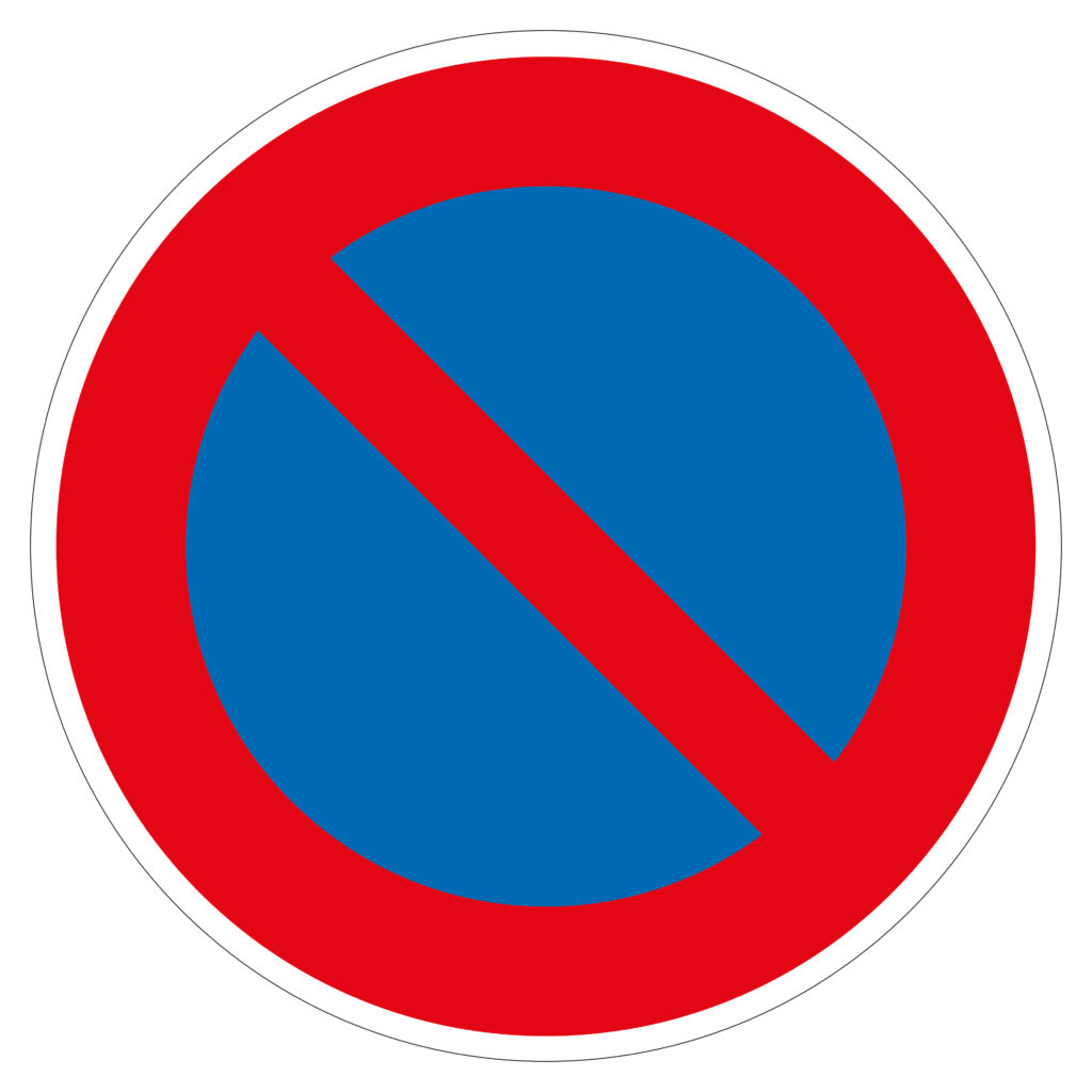 Verkehrsschild Parkverbot eingeschränktes Halteverbot Tipps vom Fachanwalt für Verkehrsrecht